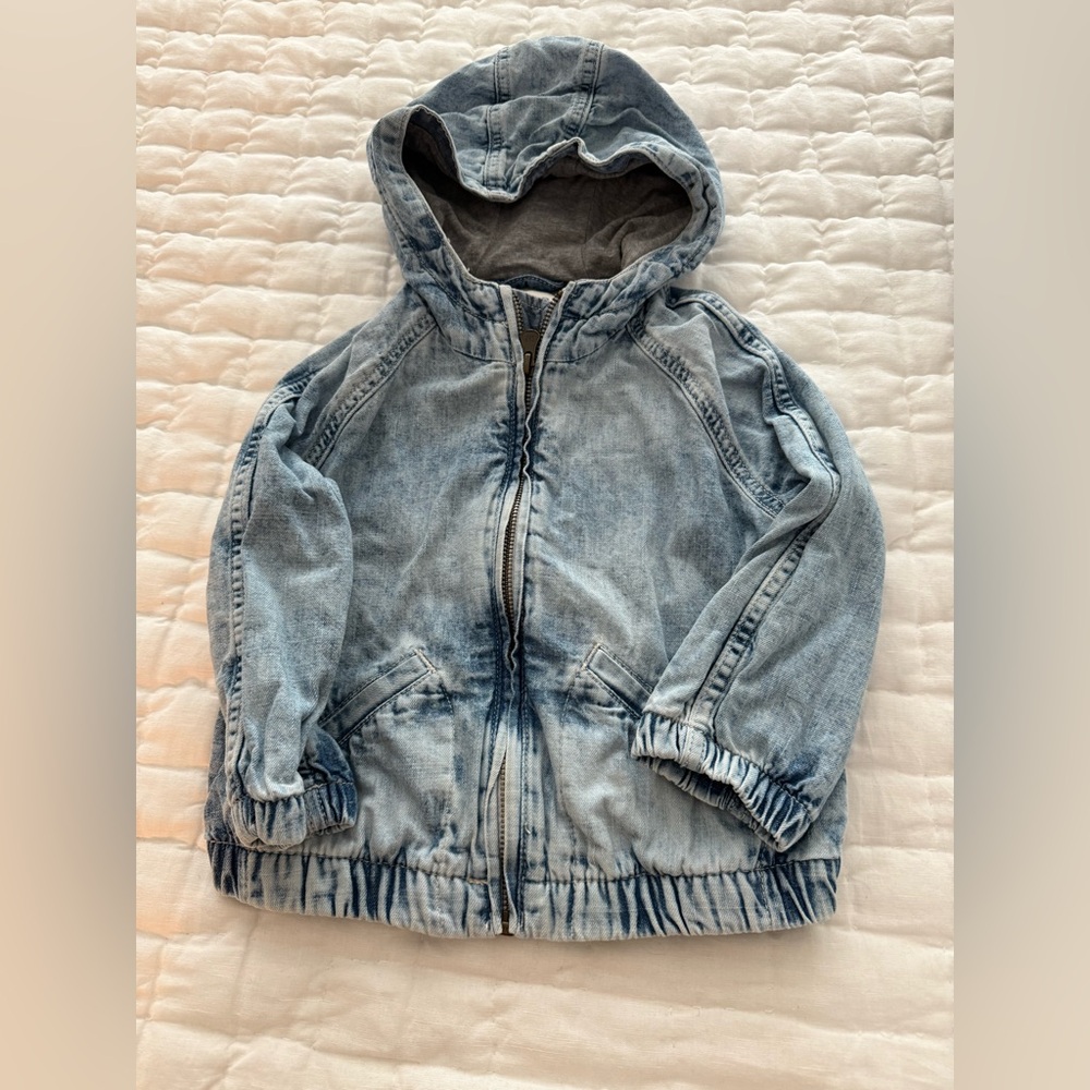 Stylish Denim Unisex Baby Jacket